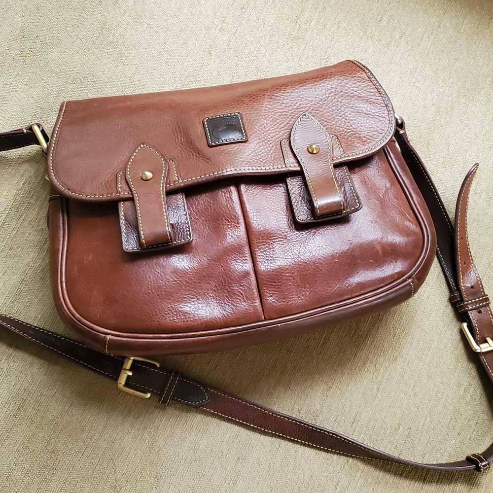 Dooney & Bourke Florentine Saddle Bag, Brow